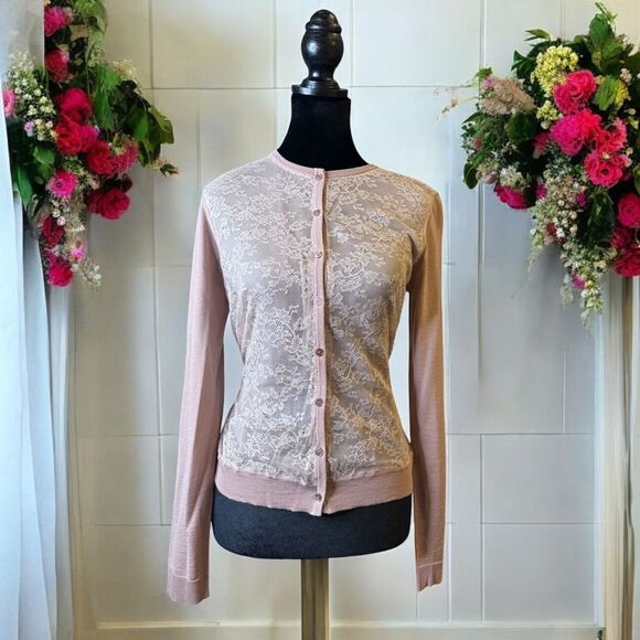 Valentino Lace Cardigan (M) - Picture 1 of 11